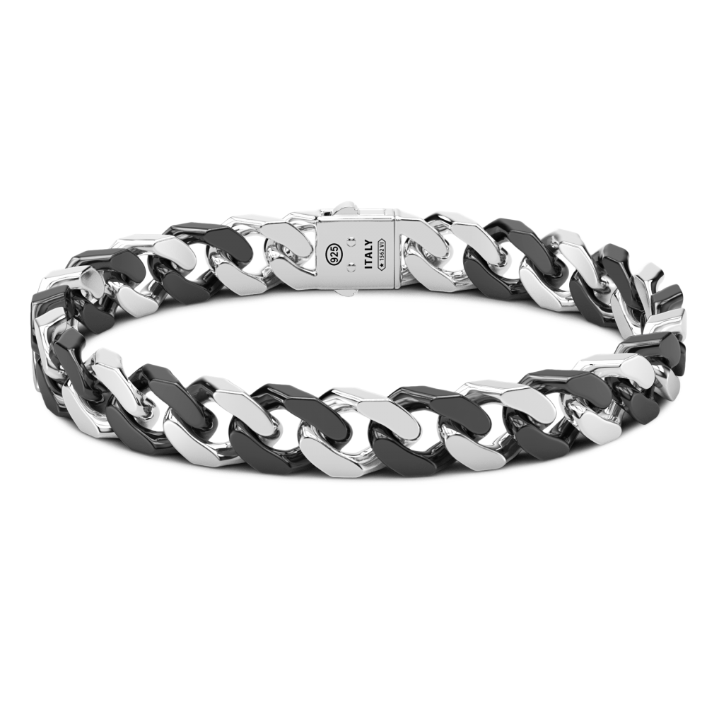 Curb link bracelet in sterling silver, extra large. | Tiffany & Co.