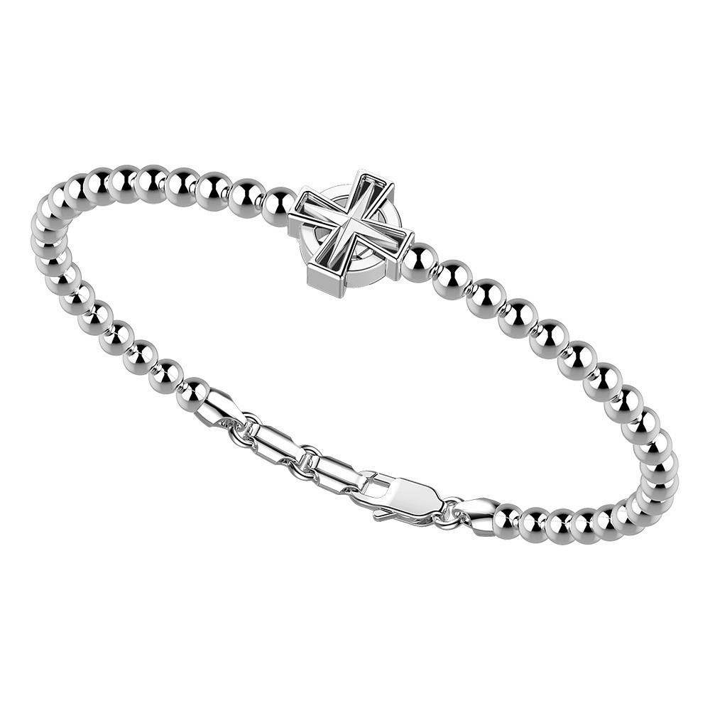 Silver Greek cross pendant open in 925 silver | online sales on HOLYART.com