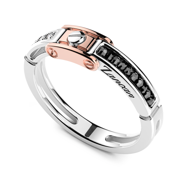 Zancan white and rose gold...