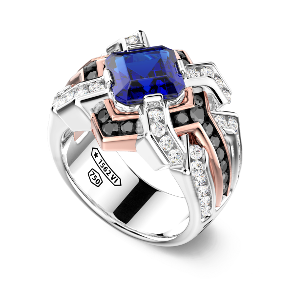 Zancan Chevalier Ring aus...