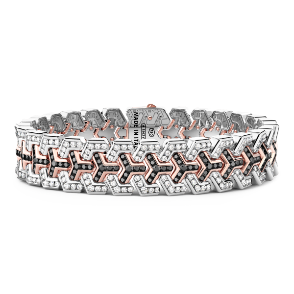 Bracelet Zancan en or 18kt et diamants.