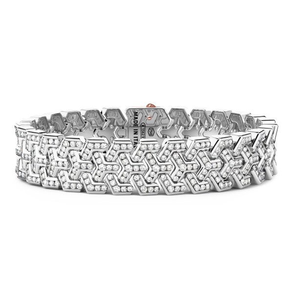 Bracelet Zancan en or 18kt et diamants blancs.