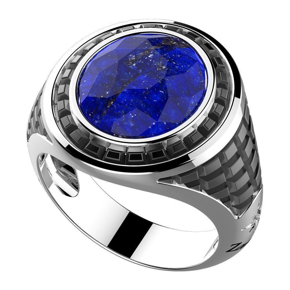 Blue Stone 925 Silver Ring