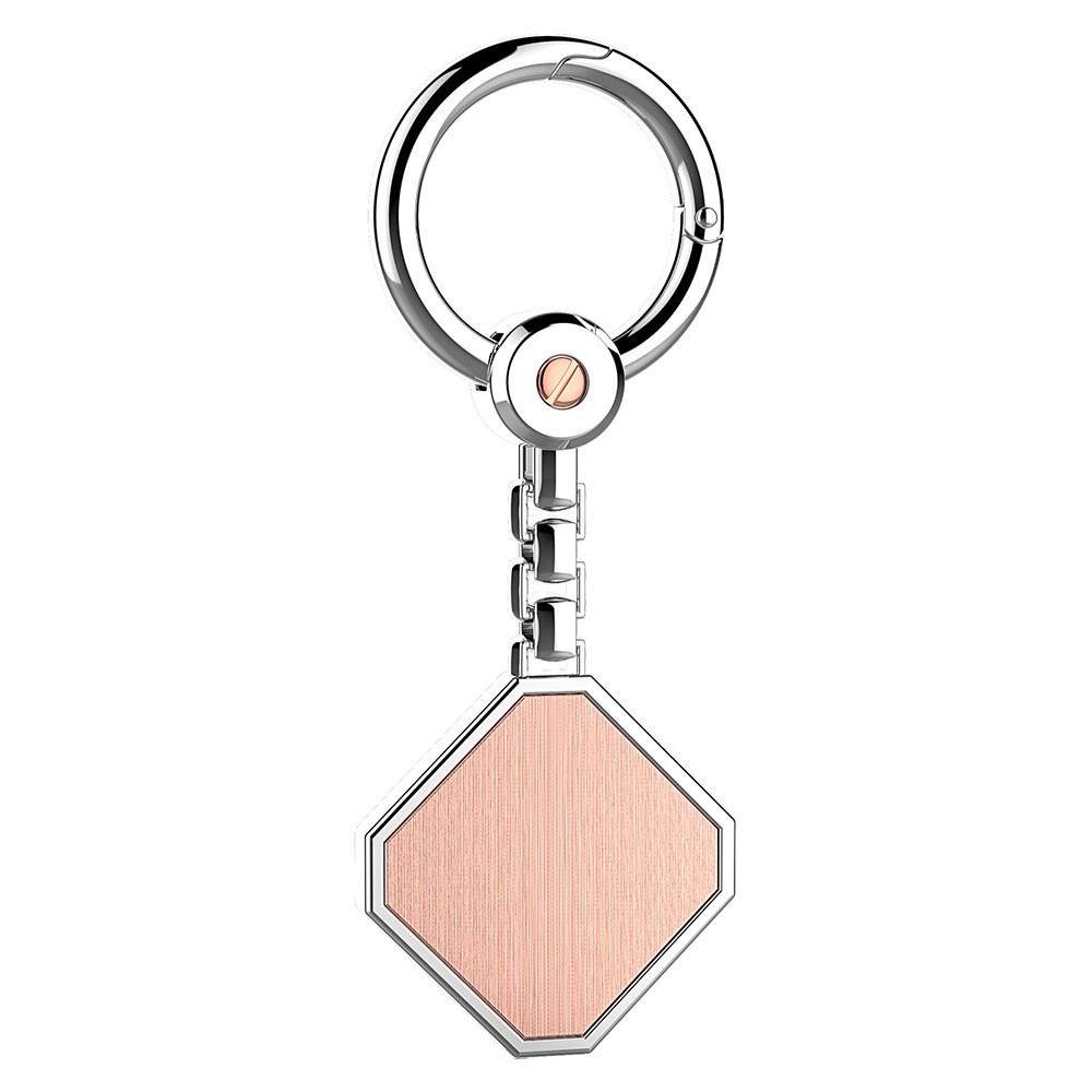 Zancan silver and 18K rose gold keychain.
