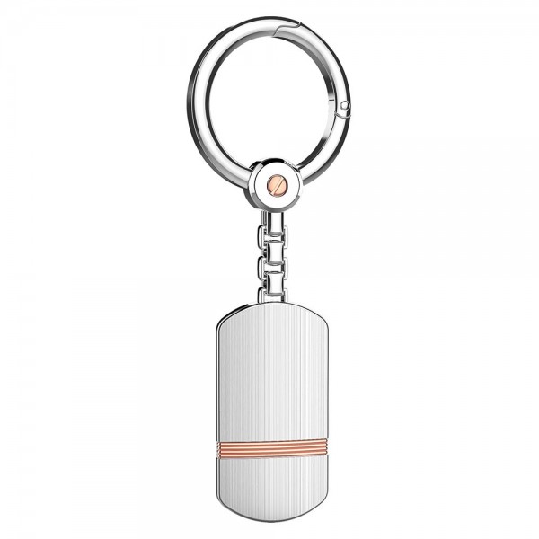 Silver and pink gold keyholder