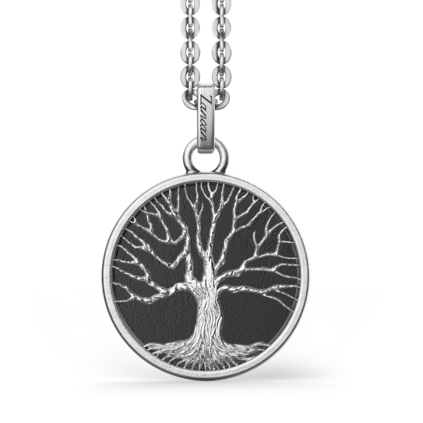 Collana Zancan in argento con pendente ad albero della vita.