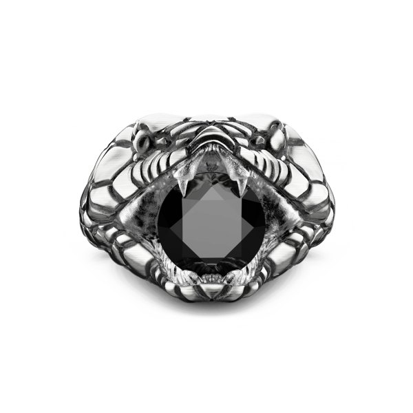 Zancan silver cobra ring...