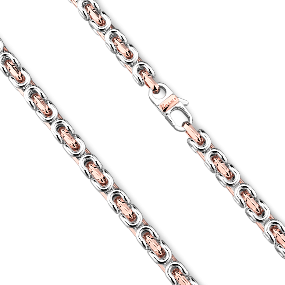 Buy Classic Mens Necklace 316L Stainless Steel Silver Chain Color 18,21,23  (6mm) (23 Inches) Online at Lowest Price Ever in India | Check Reviews &  Ratings - Shop The World