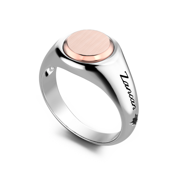 Zancan silver and rose gold...