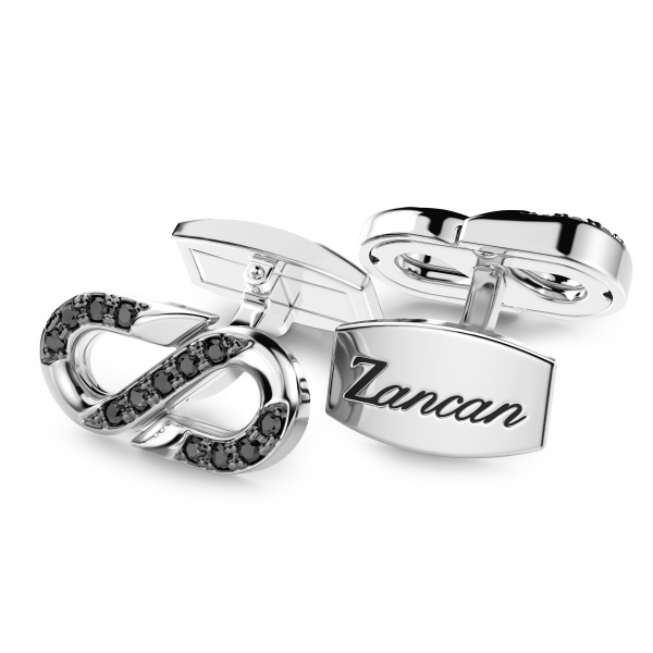 Zancan silver cufflinks...