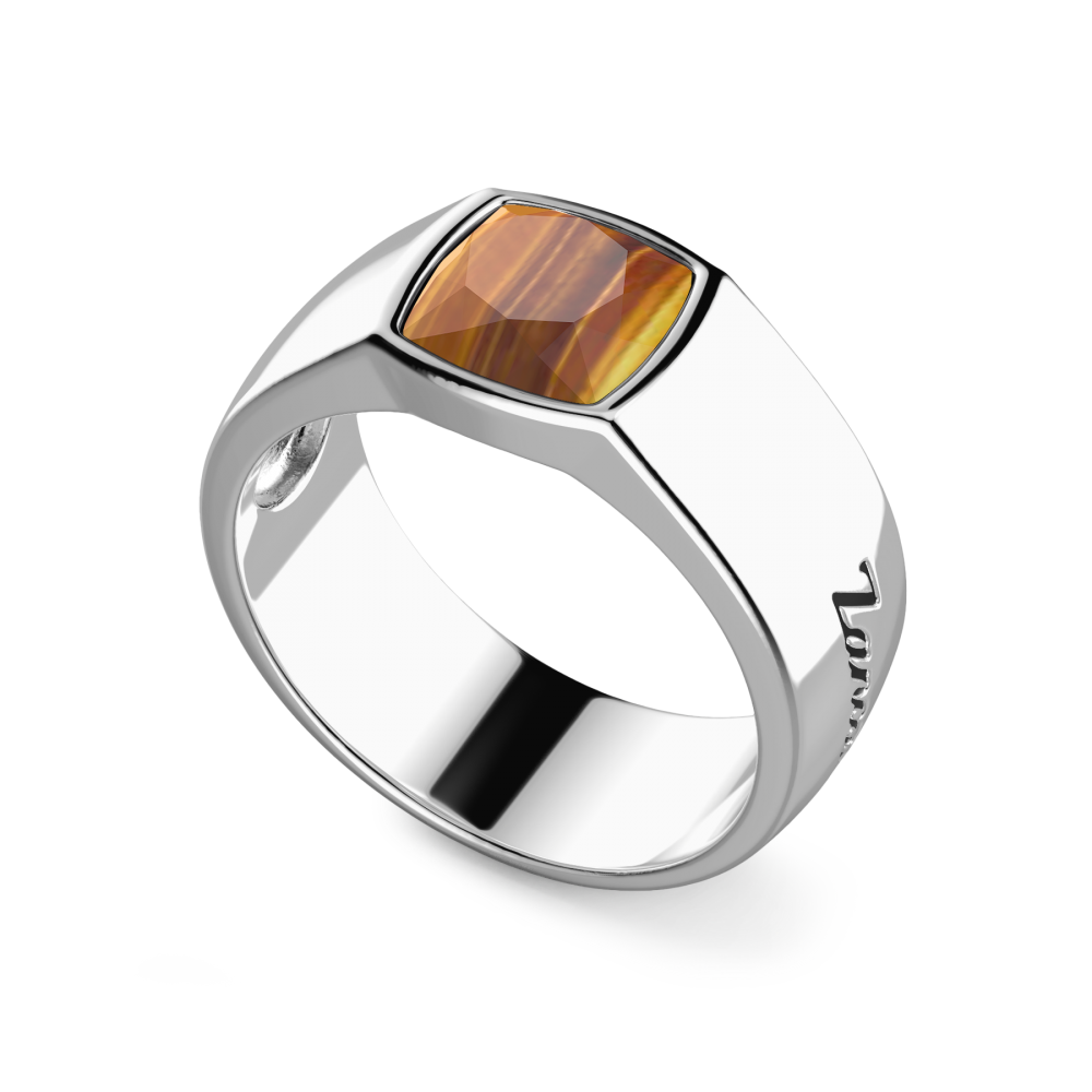 Buy Dinuo Tiger Eye Ring for Men Sterling Silver Natural Tiger Eye Stone  Men's Ring Vintage Turkish Handmade Wedding Band Jewelry Gift Online at  desertcartINDIA