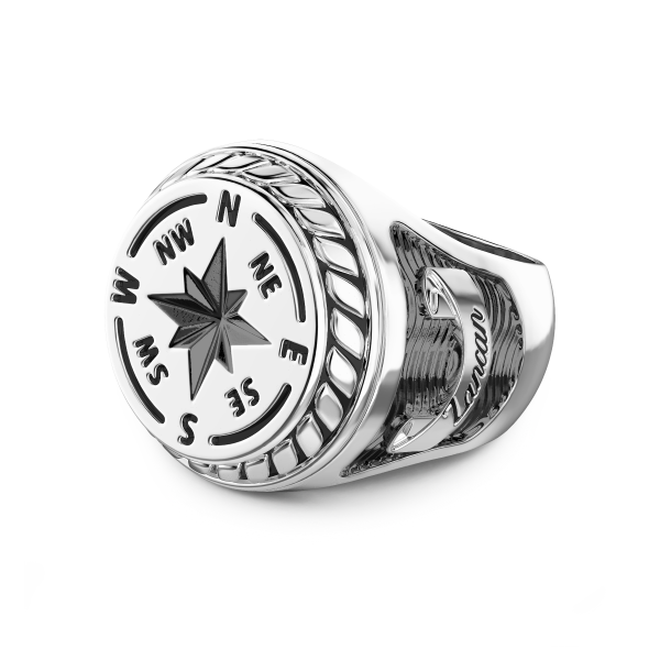 Zancan silver ring with...