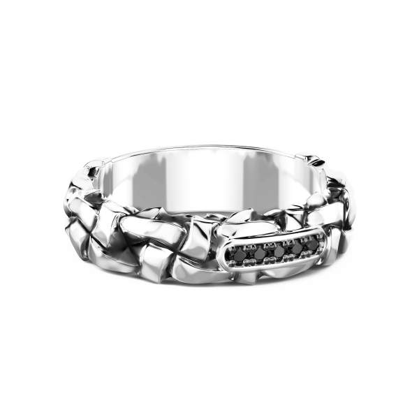 Zancan silver band ring...