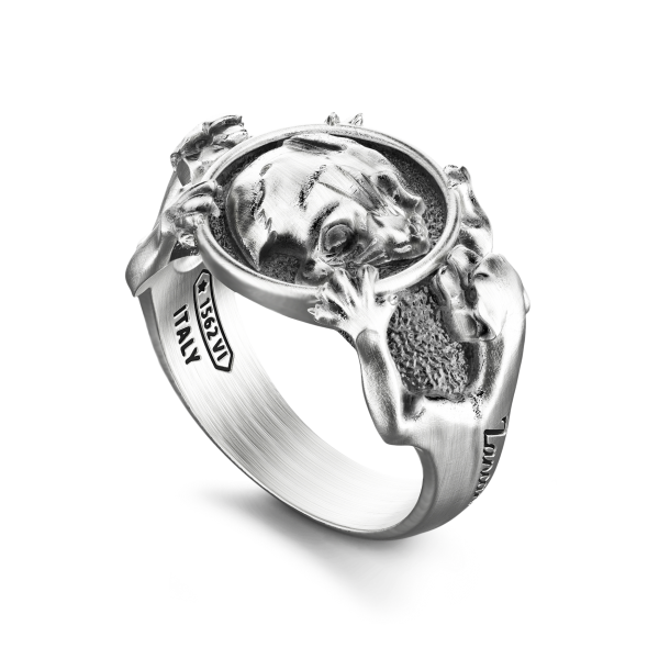 Zancan signet ring with...