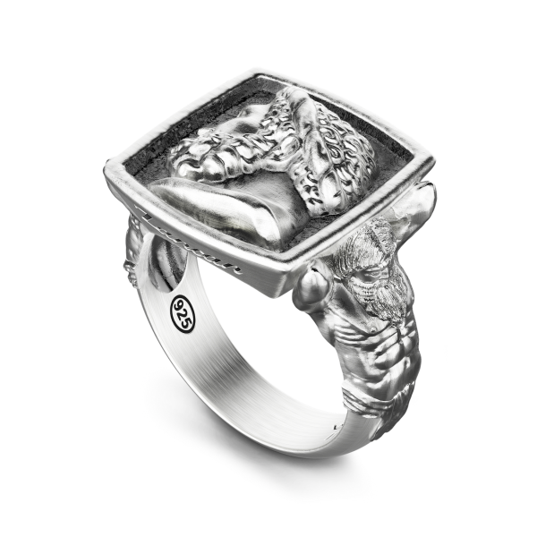 Zancan silver ring with...