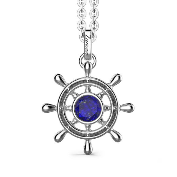 Necklace with lapis lazuli...