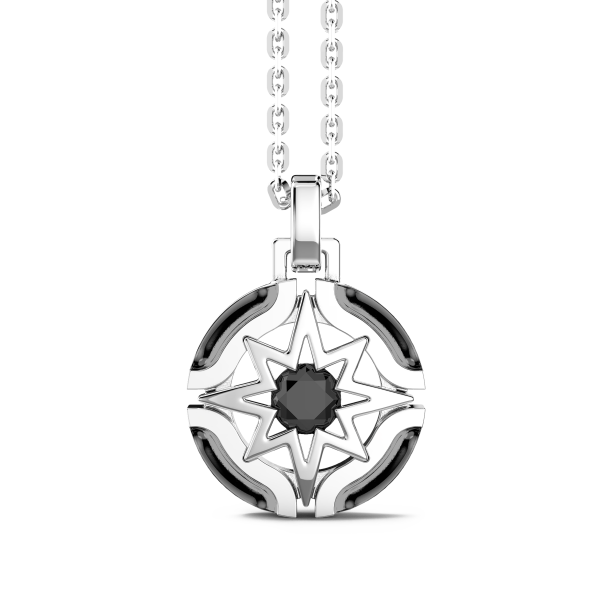 Zancan silver necklace with...